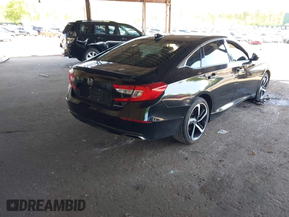 2019 Honda Accord Sport with VIN 1HGCV1F3XKA166546, listed as a IAAI auction lot 42216635 with 64,704 mi miles and . Bid and sale history available at DreamBid. Image 4.