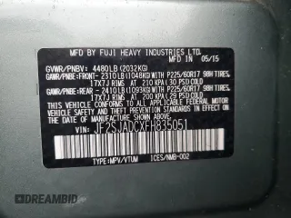 2015 Subaru Forester 2.5i Premium with VIN JF2SJADCXFH835051, listed as a Copart auction lot 43285395 with 137,774 mi miles and Salvage Title. Bid and sale history available at carsss.com. Image 16.