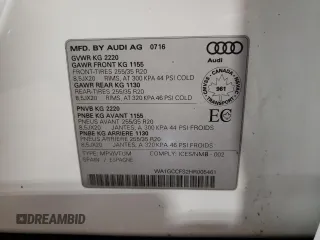 2017 Audi Q3 Prestige with VIN WA1GCCFS2HR005461, listed as a Copart auction lot 37967873 with 128,540 mi miles. Bid and sale history available at carsss.com. Image 13.