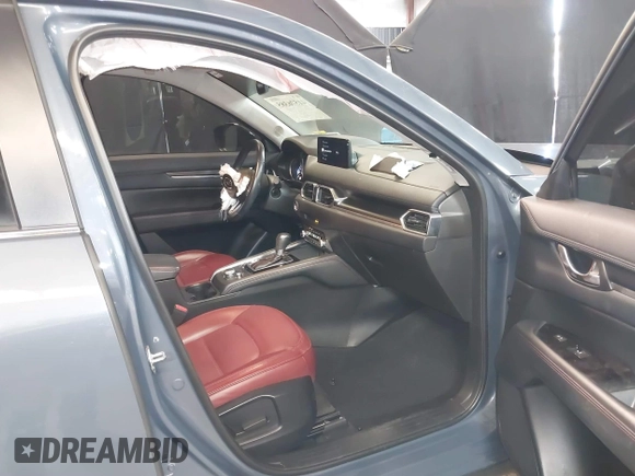 2022 Mazda CX-5 2.5 S Preferred Package with VIN JM3KFBCM7N0532765, listed as a IAAI auction lot 41576385 with 27,164 mi miles. Bid and sale history available at carsss.com. Image 5.
