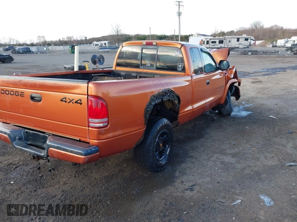 2000 Dodge Dakota SLT with VIN 1B7GG22XXYS610262, listed as a IAAI auction lot 41806744 with 243,650 mi miles and . Bid and sale history available at carsss.com. Image 4.