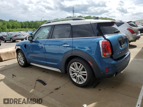 2018 MINI Countryman Cooper S with VIN WMZYT5C3XJ3D82036, listed as a Copart auction lot 54701685 with 75,058 mi miles and Salvage title. Bid and sale history available at DreamBid. Image 2.