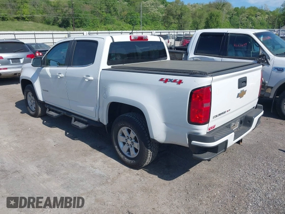 2020 Chevrolet Colorado 4WD Work Truck z VIN 1GCGTBEN4L1227194, wystawiony jako IAAI lot #42256116 z przebiegiem 76 635 mil mil oraz . Historia ofert i sprzedaży dostępna na DreamBid. Obrazek 3.