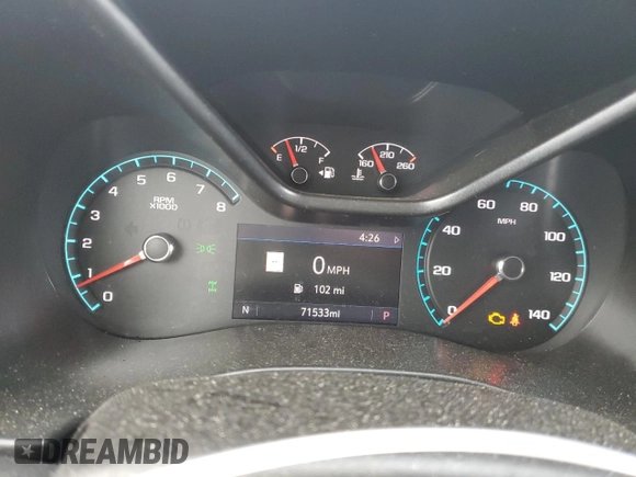 2019 GMC Canyon 4WD Denali with VIN 1GTG6EEN3K1348726, listed as a Copart auction lot 44446865 with 71,533 mi miles and Salvage Title. Bid and sale history available at carsss.com. Image 9.