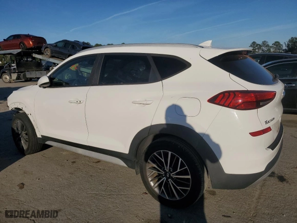 2019 Hyundai Tucson Night with VIN KM8J33AL1KU982750, listed as a Copart auction lot 80826894 with 50,315 mi miles and Salvage Title. Bid and sale history available at carsss.com. Image 2.