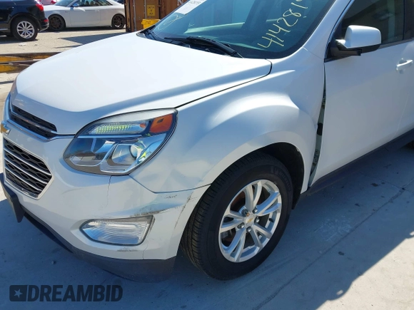 2017 Chevrolet Equinox LT with VIN 2GNFLFE33H6292874, listed as a IAAI auction lot 41428193 with 101,436 mi miles and . Bid and sale history available at carsss.com. Image 6.