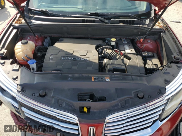 2017 Lincoln MKX Select with VIN 2LMPJ6KR0HBL30810, listed as a Copart auction lot 44453695 with 82,364 mi miles and Salvage Title. Bid and sale history available at carsss.com. Image 11.