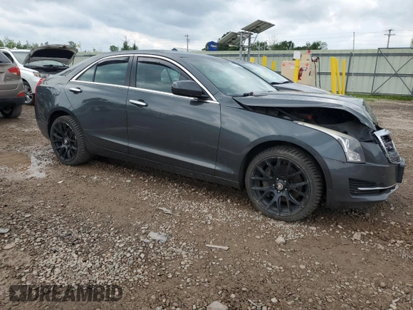 2015 Cadillac ATS Standard AWD with VIN 1G6AG5RX1F0141720, listed as a Copart auction lot 61797225 with 127,134 mi miles and Salvage title. Bid and sale history available at DreamBid. Image 4.
