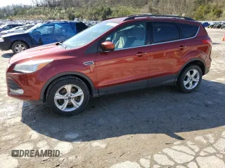 2014 Ford Escape SE with VIN 1FMCU0GX4EUC28518, listed as a Copart auction lot 50629705 with 122,624 mi miles and Salvage Title. Bid and sale history available at carsss.com. Image 1.