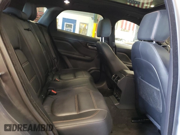 2018 Jaguar F-Pace 35t Prestige with VIN SADCK2EV7JA252724, listed as a Copart auction lot 71237194 with 50,582 mi miles and Salvage title. Bid and sale history available at DreamBid. Image 11.