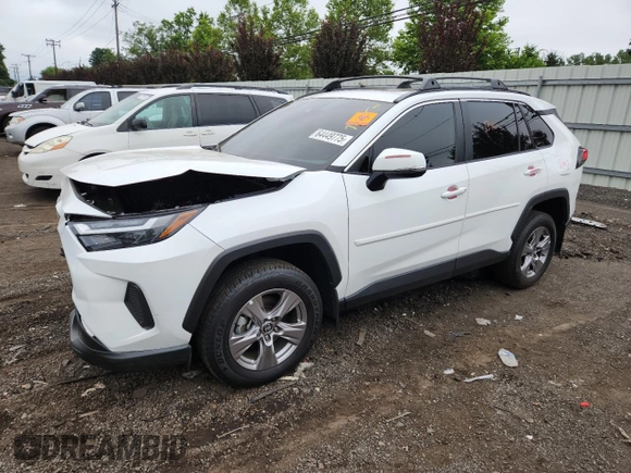 2024 Toyota RAV4 XLE with VIN 2T3P1RFV5RC431852, listed as a Copart auction lot 64449775 with 22,378 mi miles and Salvage title. Bid and sale history available at DreamBid. Image 1.