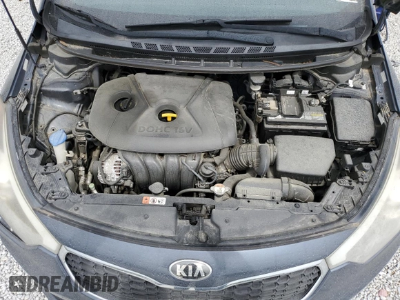 2016 Kia Forte LX with VIN KNAFK4A61G5487556, listed as a Copart auction lot 53928845 with 166,329 mi miles and Clean Title. Bid and sale history available at carsss.com. Image 11.