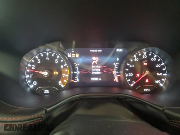 2023 Jeep Compass Trailhawk z VIN 3C4NJDDN9PT557910, wystawiony jako Copart lot #59387825 z przebiegiem 39 686 mil mil oraz Czysty tytuł • Clean title. Historia ofert i sprzedaży dostępna na DreamBid. Obrazek 9.