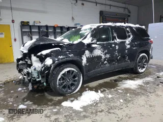 2020 Chevrolet Traverse RS with VIN 1GNEVJKW6LJ282987, listed as a Copart auction lot 83152904 with 60,837 mi miles and Salvage title. Bid and sale history available at DreamBid. Image 1.