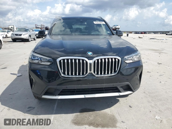 2024 BMW X3 sDrive30i with VIN 5UX43DP00R9U52981, listed as a Copart auction lot 45053885 with 29,463 mi miles and Clean Title. Bid and sale history available at DreamBid. Image 5.