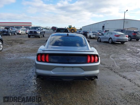 2023 Ford Mustang EcoBoost with VIN 1FA6P8TH9P5101952, listed as a IAAI auction lot 41248596 with 19,170 mi miles. Bid and sale history available at carsss.com. Image 16.
