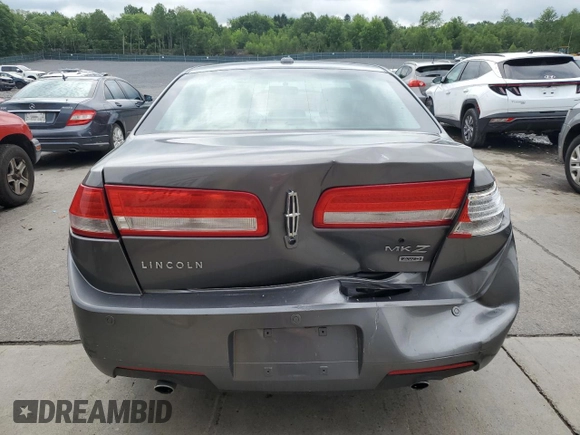 2012 Lincoln MKZ with VIN 3LNHL2JC1CR808663, listed as a Copart auction lot 61001675 with 153,627 mi miles and Salvage title. Bid and sale history available at DreamBid. Image 6.