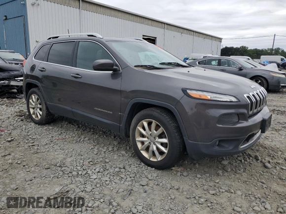 2016 Jeep Cherokee Limited with VIN 1C4PJMDSXGW119356, listed as a Copart auction lot 62887975 with Not provided miles and Clean title. Bid and sale history available at DreamBid. Image 4.
