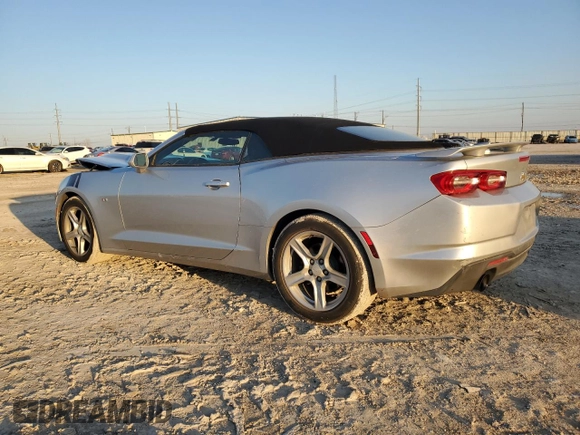 2019 Chevrolet Camaro 1LT with VIN 1G1FB3DS0K0127084, listed as a Copart auction lot 43283505 with 66,786 mi miles and Salvage Title. Bid and sale history available at carsss.com. Image 2.