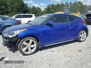 2013 Hyundai Veloster Turbo with VIN KMHTC6AEXDU168126, listed as a Copart auction lot 64602905 with 156,695 mi miles and Clean title. Bid and sale history available at DreamBid. Image 1.