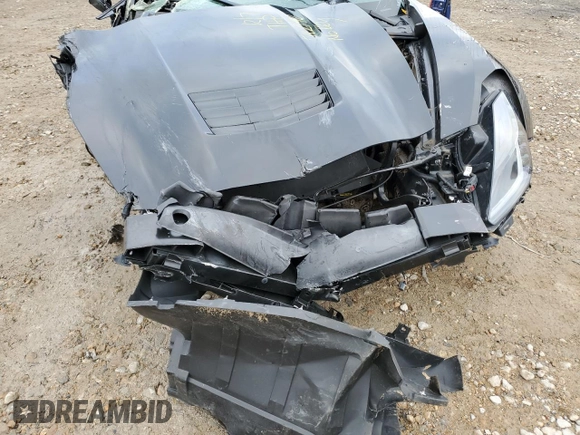 2014 Chevrolet Corvette Z51 3LT with VIN 1G1YM2D7XE5102192, listed as a Copart auction lot 84450934 with Not provided miles and Salvage title. Bid and sale history available at DreamBid. Image 12.