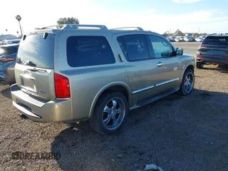 2005 Infiniti QX56 with VIN 5N3AA08C65N805580, listed as a IAAI auction lot 42009147 with 124,937 mi miles and . Bid and sale history available at carsss.com. Image 4.