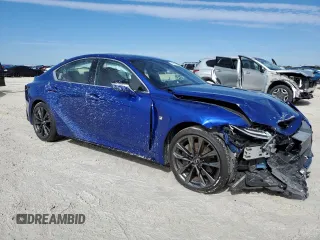 2021 Lexus IS 350 F Sport with VIN JTHGZ1E22M5019399, listed as a Copart auction lot 42425355 with Not Provided miles and Salvage Title. Bid and sale history available at DreamBid. Image 4.