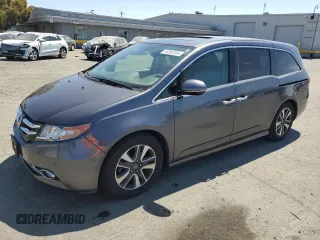 2016 Honda Odyssey Touring Elite с VIN 5FNRL5H95GB076128, выставлен на аукционе Copart как лот 59380355 с пробегом 97 150 миль миль и Списание • Salvage title. История ставок и продаж доступна на DreamBid. Изображение 1.