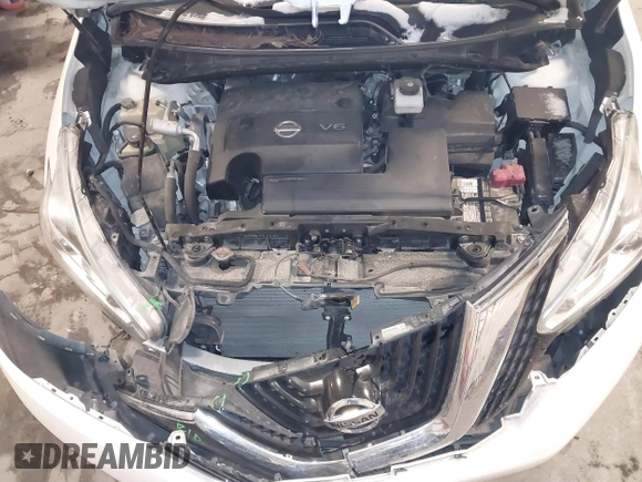 2017 Nissan Murano SL with VIN 5N1AZ2MH0HN151436, listed as a IAAI auction lot 41611214 with 127,500 mi miles and . Bid and sale history available at carsss.com. Image 10.