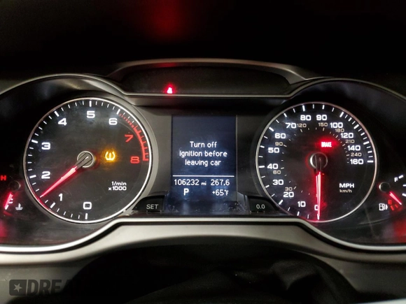 2015 Audi A4 Premium with VIN WAUBFAFL1FN013864, listed as a Copart auction lot 51519275 with 106,232 mi miles and Salvage Title. Bid and sale history available at carsss.com. Image 9.