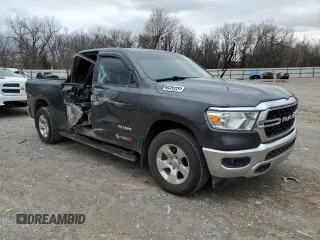 2023 Ram 1500 Big Horn with VIN 1C6RRFBG9PN558279, listed as a Copart auction lot 46972745 with 95,001 mi miles and Salvage Title. Bid and sale history available at carsss.com. Image 4.