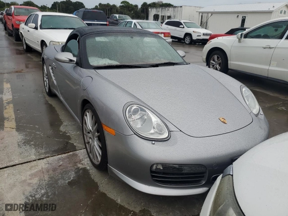 2008 Porsche Boxster S with VIN WP0CB29858U731331, listed as a Copart auction lot 74499374 with 0 mi miles and Salvage Title. Bid and sale history available at carsss.com. Image 5.
