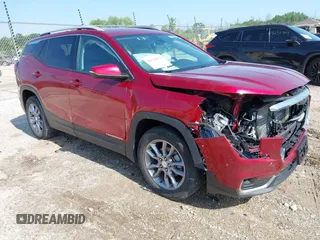 2024 GMC Terrain SLT z VIN 3GKALPEG2RL152604, wystawiony jako IAAI lot #42536073 z przebiegiem 44 147 mil mil oraz . Historia ofert i sprzedaży dostępna na DreamBid. Obrazek 1.