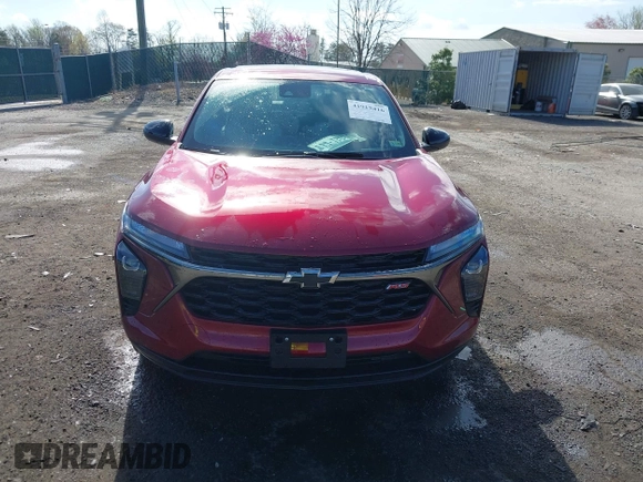 2024 Chevrolet Trax 1RS with VIN KL77LGE20RC226122, listed as a IAAI auction lot 41915416 with 20,124 mi miles. Bid and sale history available at carsss.com. Image 12.
