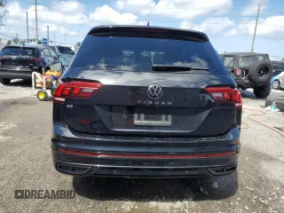 2024 Volkswagen Tiguan SE R-Line Black with VIN 3VVCB7AX3RM070602, listed as a Copart auction lot 51144845 with 10,008 mi miles and Non repairable. Bid and sale history available at DreamBid. Image 6.