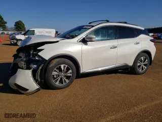 2019 Nissan Murano SV with VIN 5N1AZ2MJ8KN127296, listed as a Copart auction lot 86758884 with 143,425 mi miles and Salvage Title. Bid and sale history available at carsss.com. Image 1.