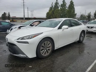 2021 Toyota Mirai XLE with VIN JTDAAAAA3MA002727, listed as a Copart auction lot 47838285 with 67,590 mi miles and Salvage Title. Bid and sale history available at carsss.com. Image 1.