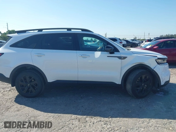 2023 Kia Sorento X-Line S with VIN 5XYRLDLC7PG216279, listed as a IAAI auction lot 41700095 with 21,370 mi miles. Bid and sale history available at carsss.com. Image 13.