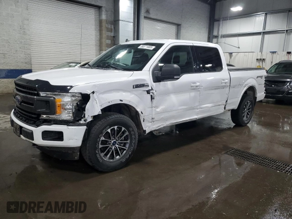 2020 Ford F-150 XL with VIN 1FTFW1E50LKE75868, listed as a Copart auction lot 58371005 with 55,112 mi miles and Salvage title. Bid and sale history available at DreamBid. Image 1.