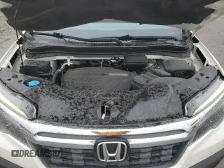 2019 Honda Ridgeline RTL-T with VIN 5FPYK2F61KB001996, listed as a Copart auction lot 45327165 with 57,018 mi miles and Salvage title. Bid and sale history available at DreamBid. Image 11.