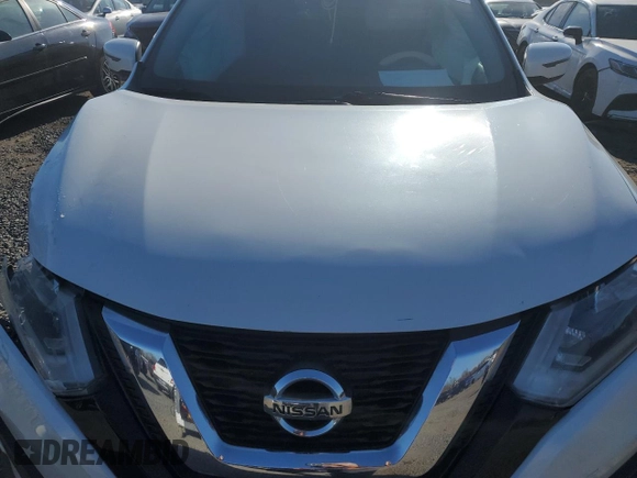 2017 Nissan Rogue SV with VIN KNMAT2MT1HP538429, listed as a Copart auction lot 82020814 with 0 mi miles and Salvage Title. Bid and sale history available at carsss.com. Image 12.