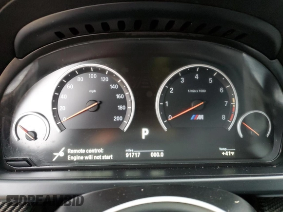2014 BMW M6 z VIN WBSLX9C51ED160143, wystawiony jako Copart lot #88287015 z przebiegiem 91 717 mil mil oraz Szkoda całkowita • Salvage title. Historia ofert i sprzedaży dostępna na DreamBid. Obrazek 11.