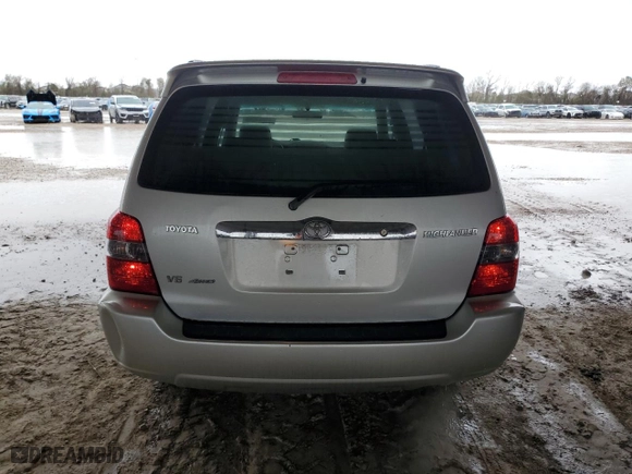2007 Toyota Highlander with VIN JTEHP21A570203800, listed as a Copart auction lot 47697965 with 134,965 mi miles and Salvage Title. Bid and sale history available at carsss.com. Image 6.