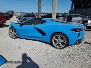2021 Chevrolet Corvette 2LT with VIN 1G1YB2D48M5122614, listed as a Copart auction lot 44392325 with Not provided miles and Salvage title. Bid and sale history available at DreamBid. Image 2.