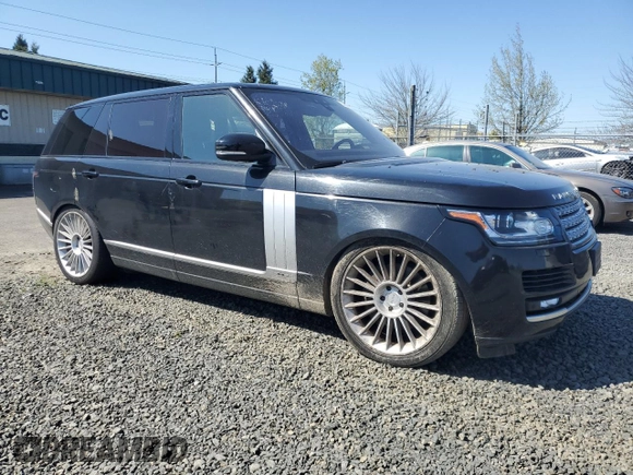 2017 Land Rover Range Rover with VIN SALGS5FE4HA355244, listed as a Copart auction lot 53041715 with 83,872 mi miles and Clean title. Bid and sale history available at DreamBid. Image 4.
