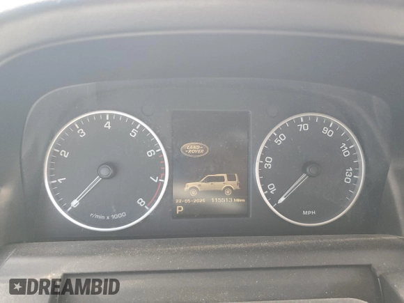 2013 Land Rover LR4 HSE with VIN SALAG2D43DA682860, listed as a Copart auction lot 58000405 with 115,513 mi miles and Salvage title. Bid and sale history available at DreamBid. Image 9.