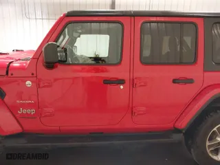 2020 Jeep Wrangler Unlimited North Edition with VIN 1C4HJXENXLW279407, listed as a IAAI auction lot 40720869 with 35,387 mi miles. Bid and sale history available at carsss.com. Image 14.