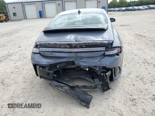 2023 Hyundai IONIQ 6 SEL with VIN KMHM34AC3PA037651, listed as a Copart auction lot 65140724 with 1,461 mi miles and Salvage Title. Bid and sale history available at carsss.com. Image 6.