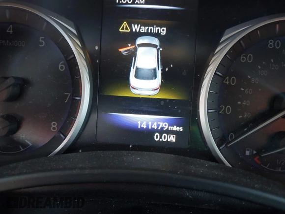 2017 Infiniti Q50 Premium with VIN JN1CV7AR6HM681017, listed as a IAAI auction lot 41212271 with 141,479 mi miles and . Bid and sale history available at carsss.com. Image 7.