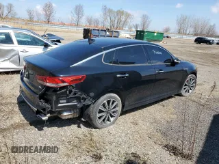 2019 Kia Optima EX with VIN 5XXGU4L10KG318717, listed as a Copart auction lot 48925595 with 39,818 mi miles and Clean Title. Bid and sale history available at carsss.com. Image 3.